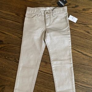 New GAP skinny jeans in metallic optic